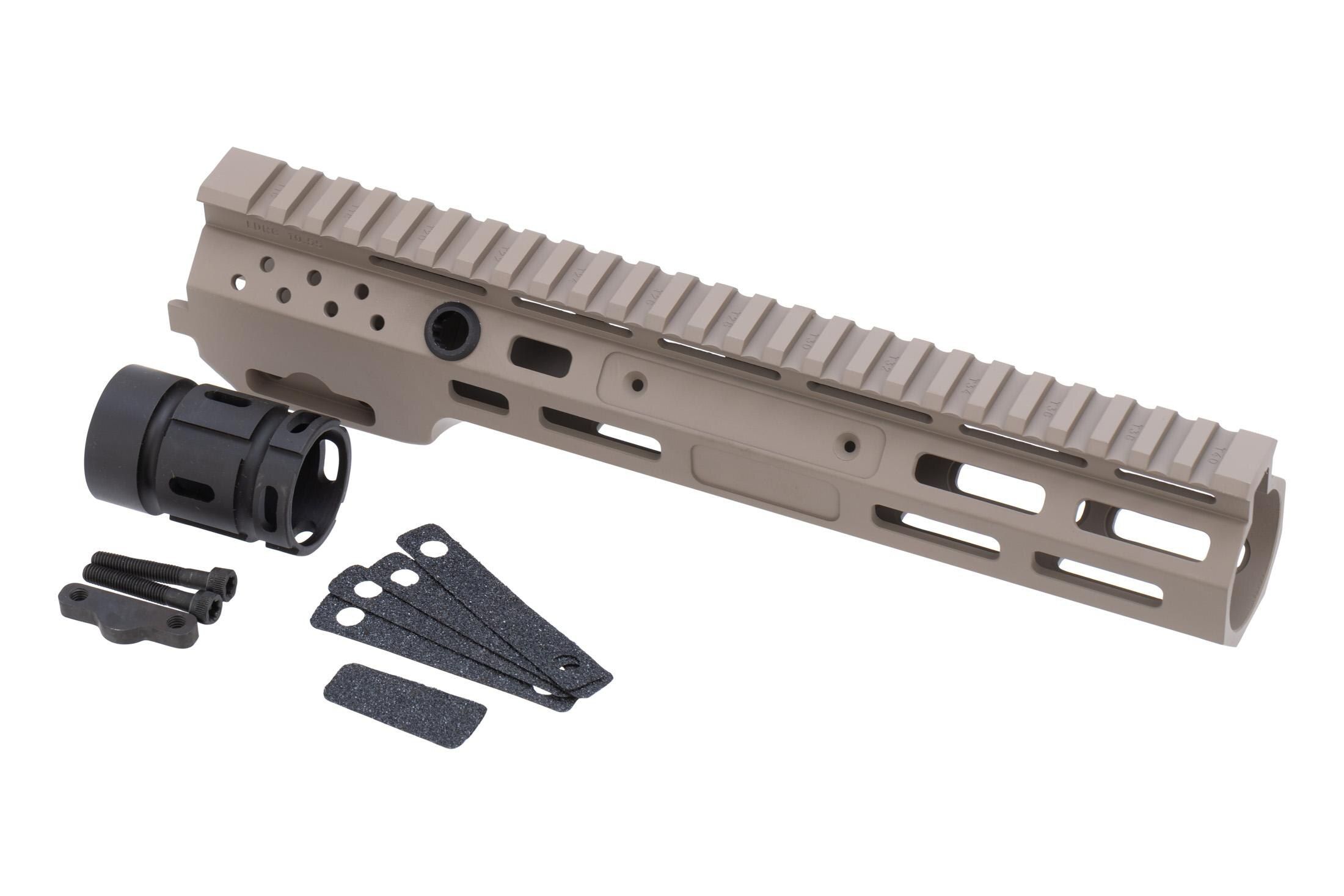 Ripcord Industries LDR.C M-LOK AR-15 Handguard - FDE - 10.55